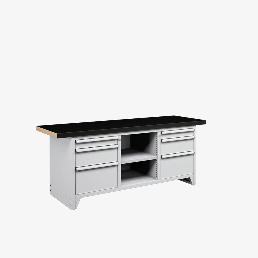 6 drawers - 2000 mm