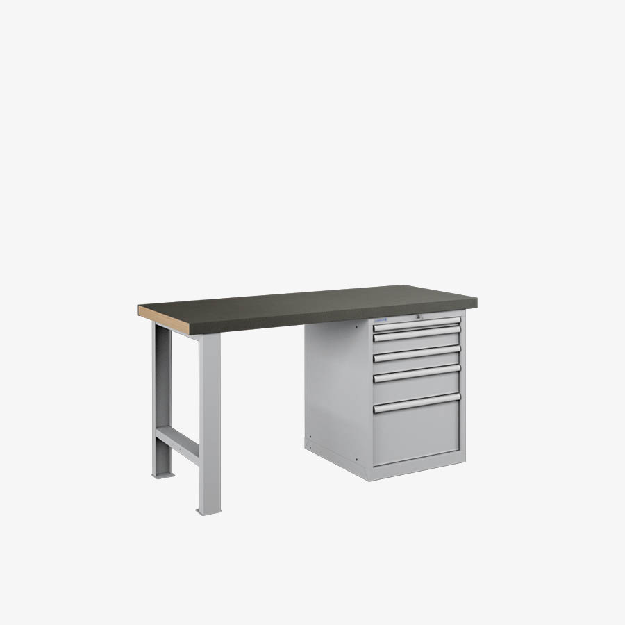 5 drawers - 1500 mm